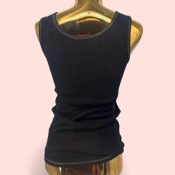 Vintage black tank with - Picture 2 of 3
